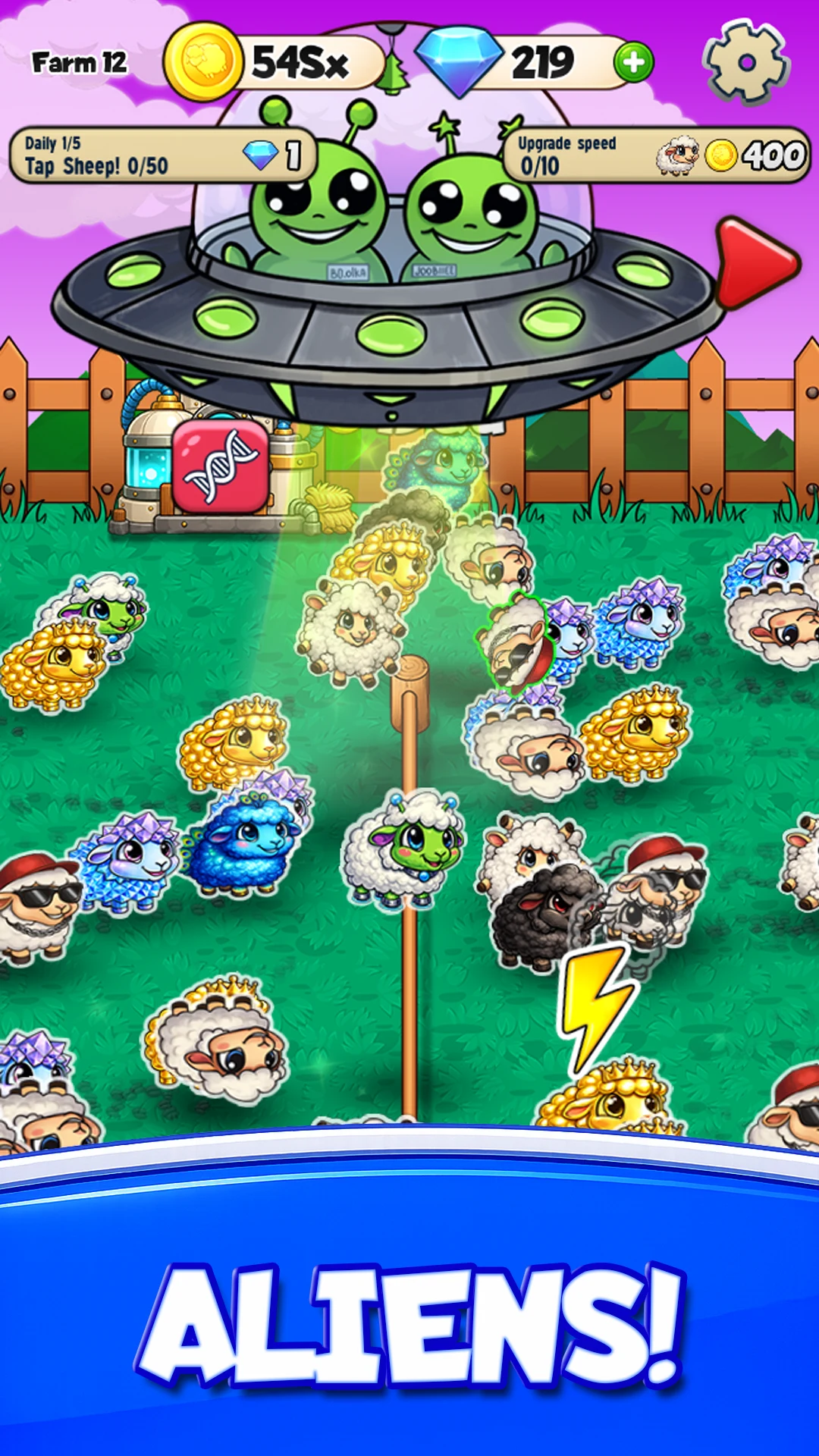 Need for Sheep: Idle Clicker screenshot
