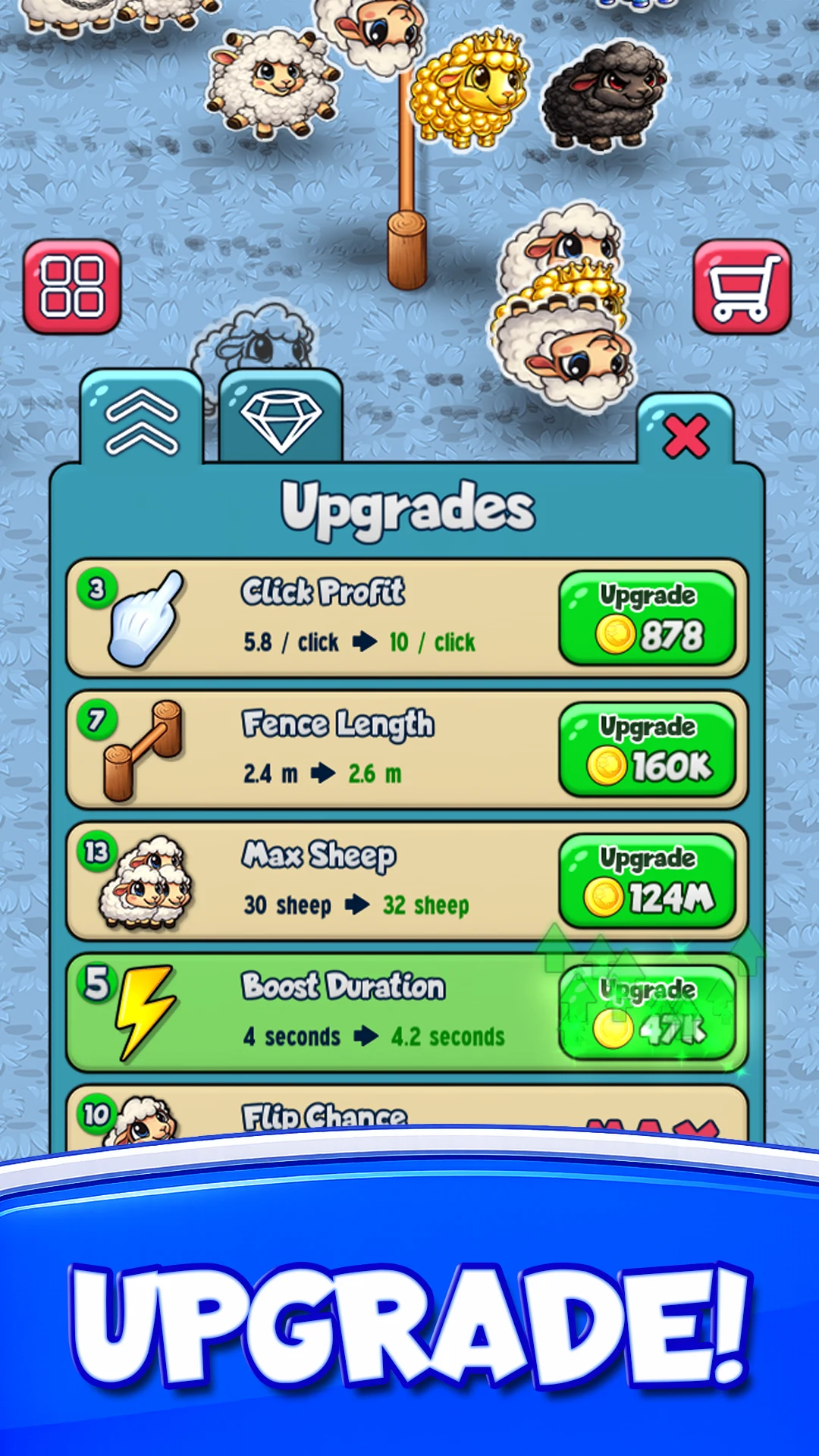 Need for Sheep: Idle Clicker screenshot