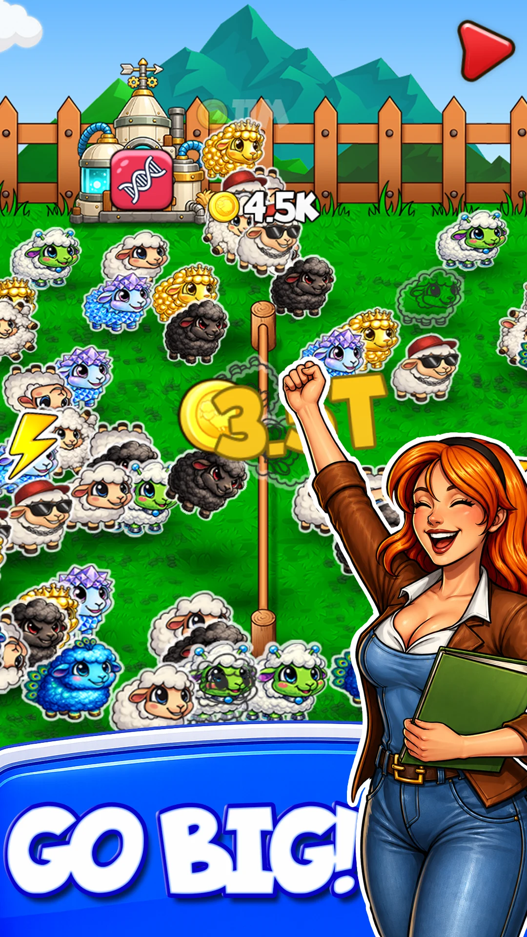 Need for Sheep: Idle Clicker screenshot